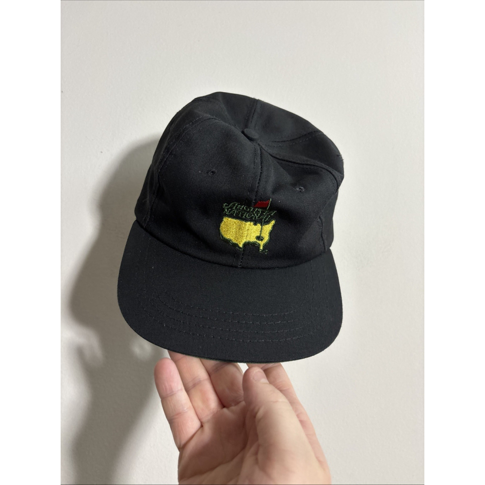 Augusta National Masters Hat Cap Strap Back Mens Black Golf Berckman’s Members